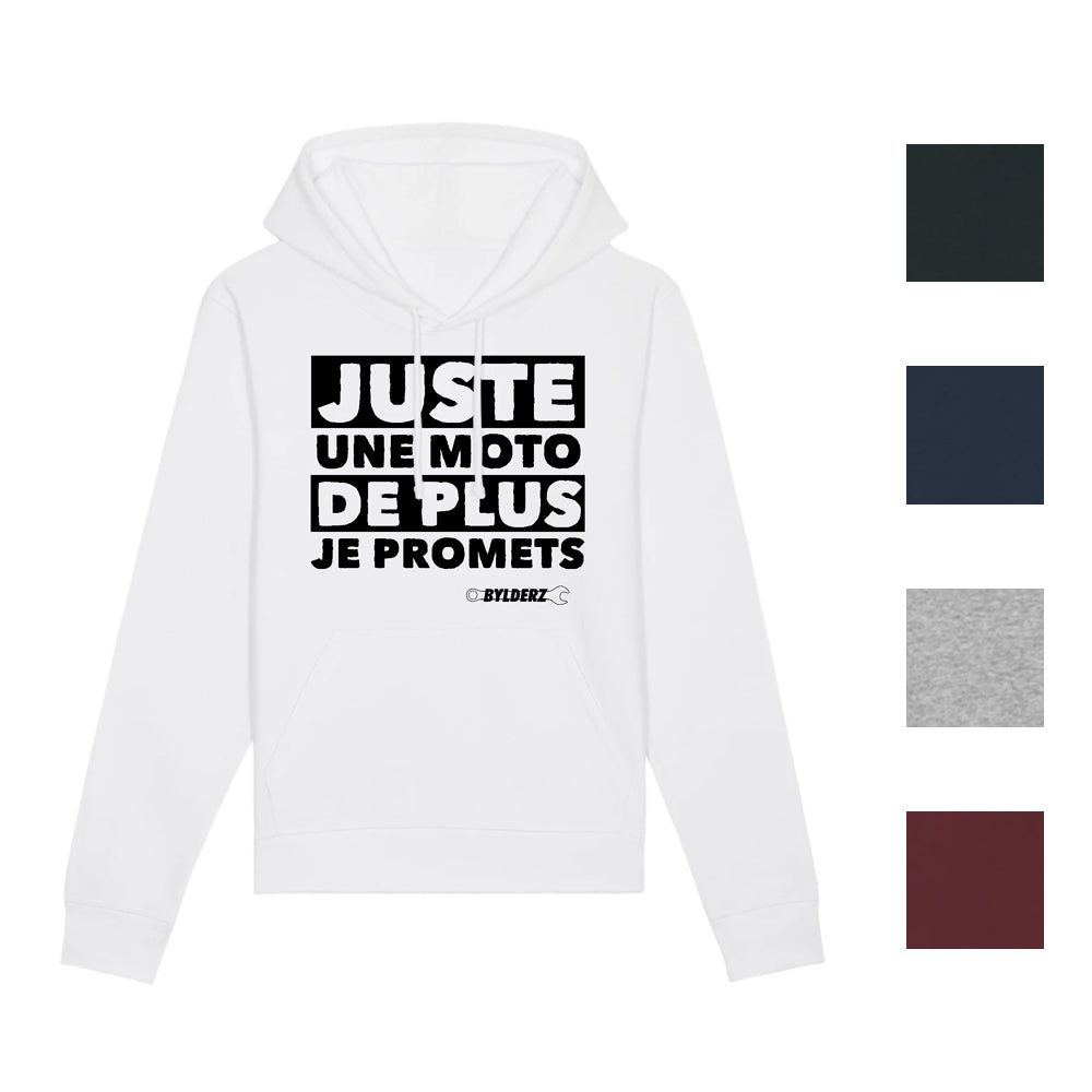Hoodie Juste une moto de plus Je promets Bylderz