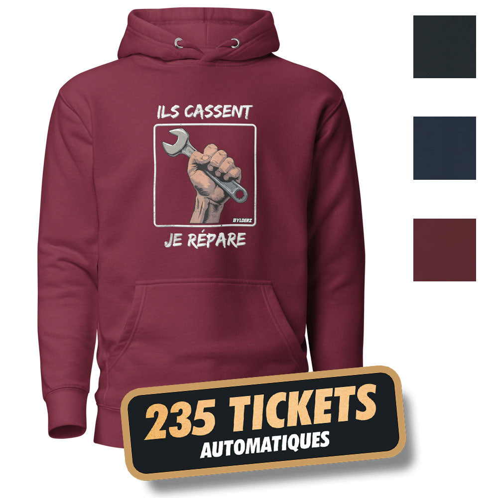 Ils Cassent, Je Répare - Hoodie