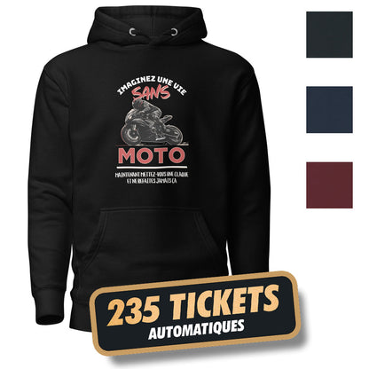 Imaginez Une Vie Sans Moto - Hoodie