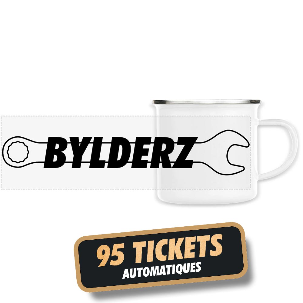 Mug métal émaillé BYLDERZ