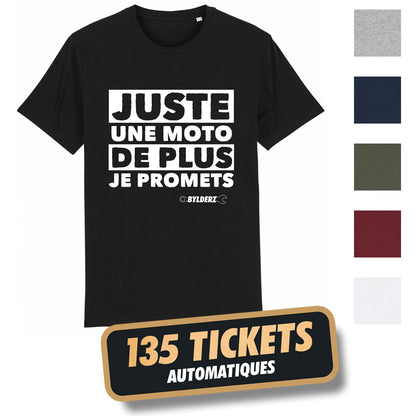 T-shirt Juste une moto de plus, je promets