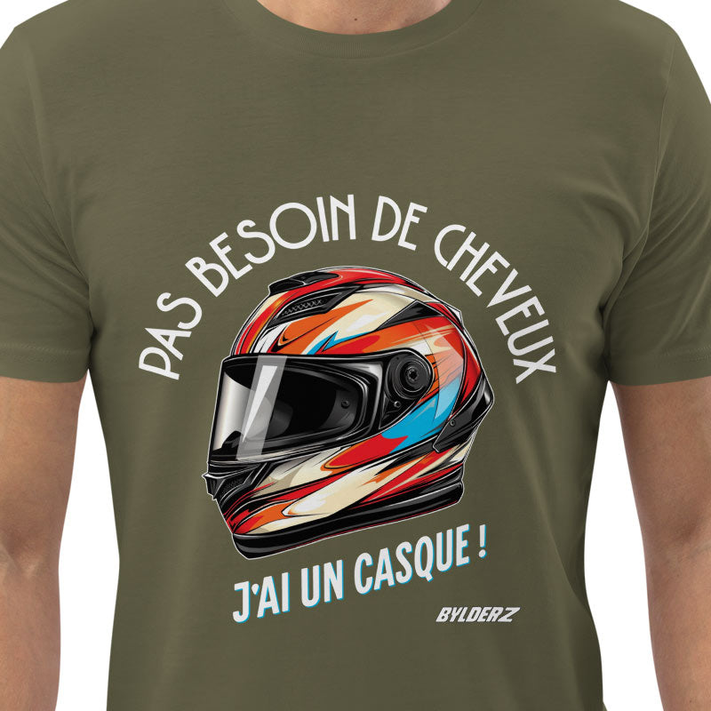 Pas Besoin De Cheveux, J'ai Un Casque - T-shirt