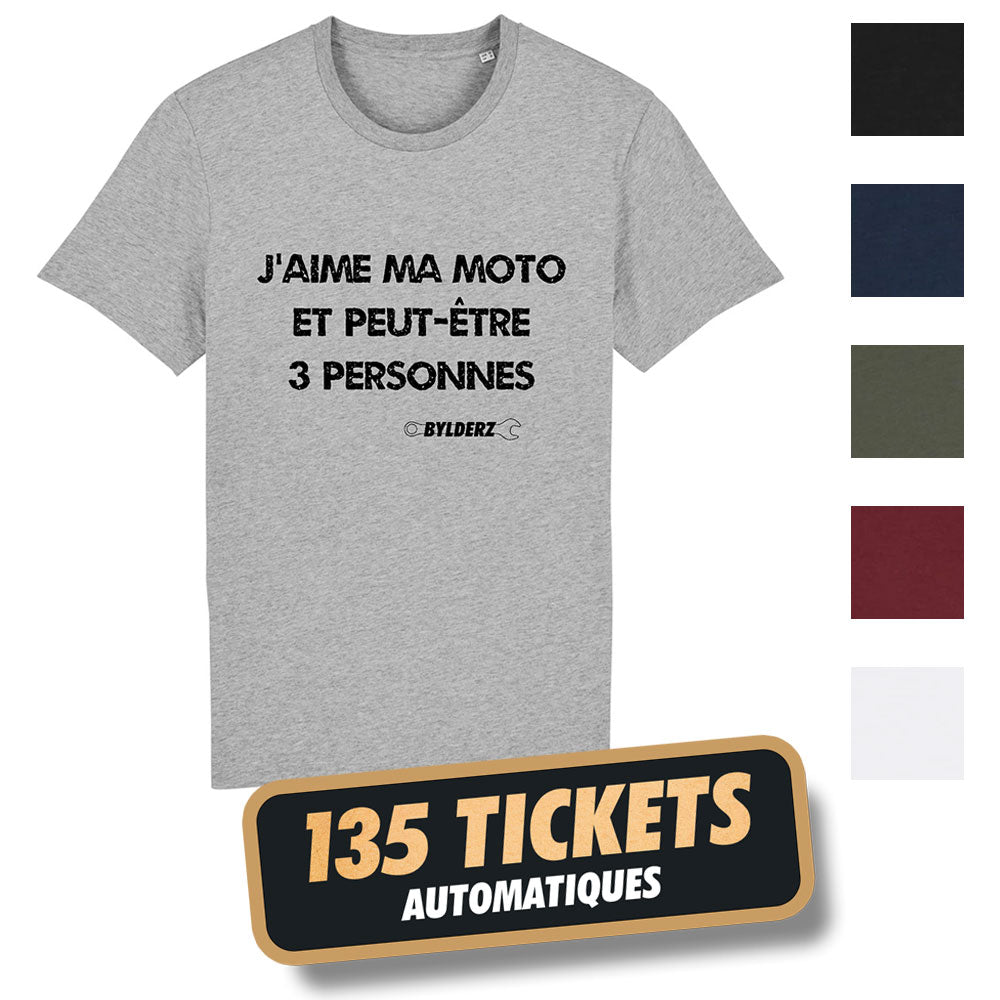 T-shirt J'aime ma moto