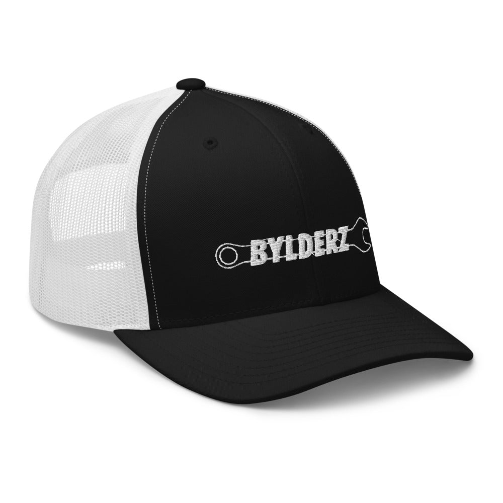 Casquette Trucker Respirante Bylderz Noir et Blanc