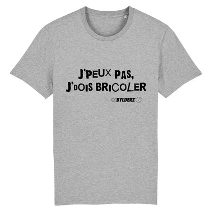 T-shirt Bylderz Gris Je peux pas je dois bricoler