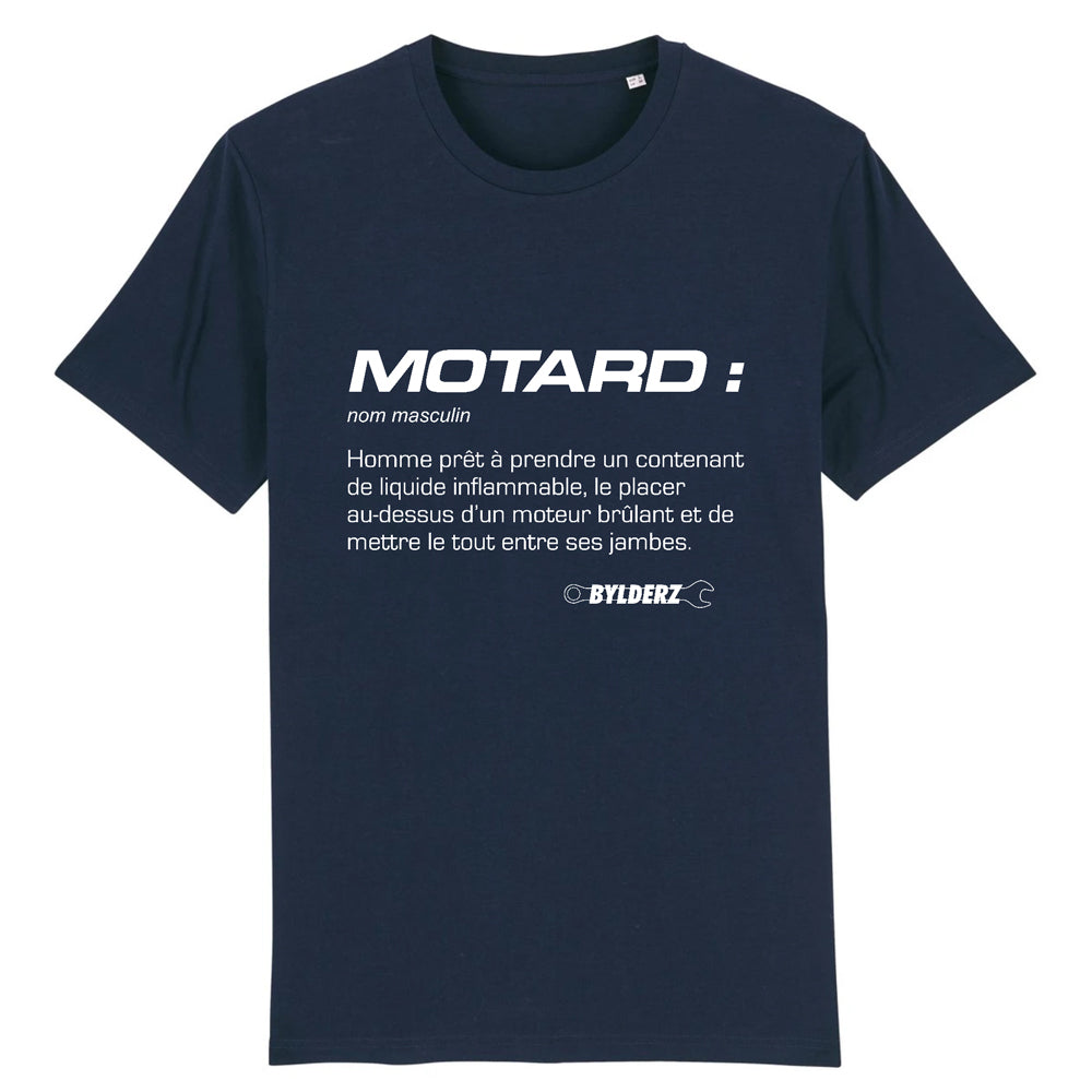 T-shirt Définition Motard Bylderz Bleu Marine