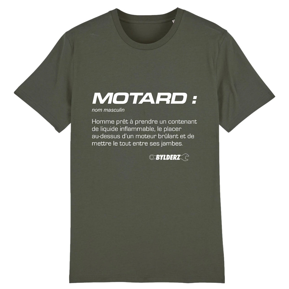 T-shirt Définition Motard Bylderz Kaki