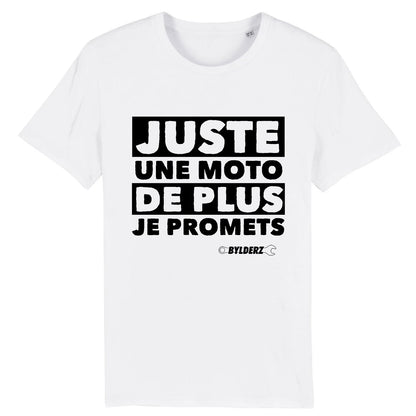 T-shirt Blanc Juste une moto de plus Bylderz