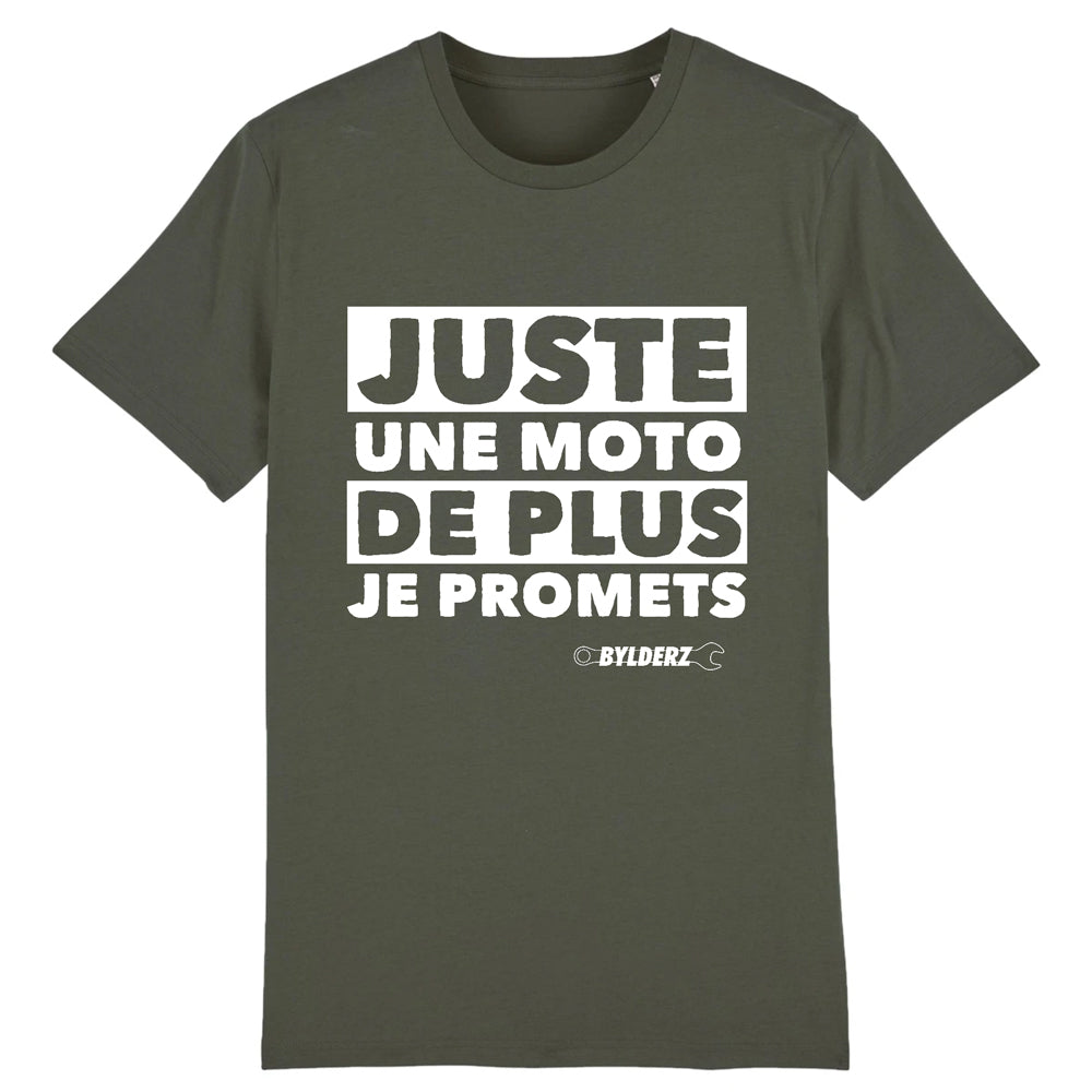 T-shirt Kaki Juste une moto de plus Bylderz