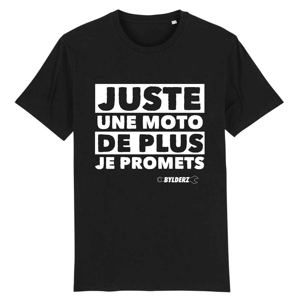 T-shirt Noir Juste une moto de plus Bylderz