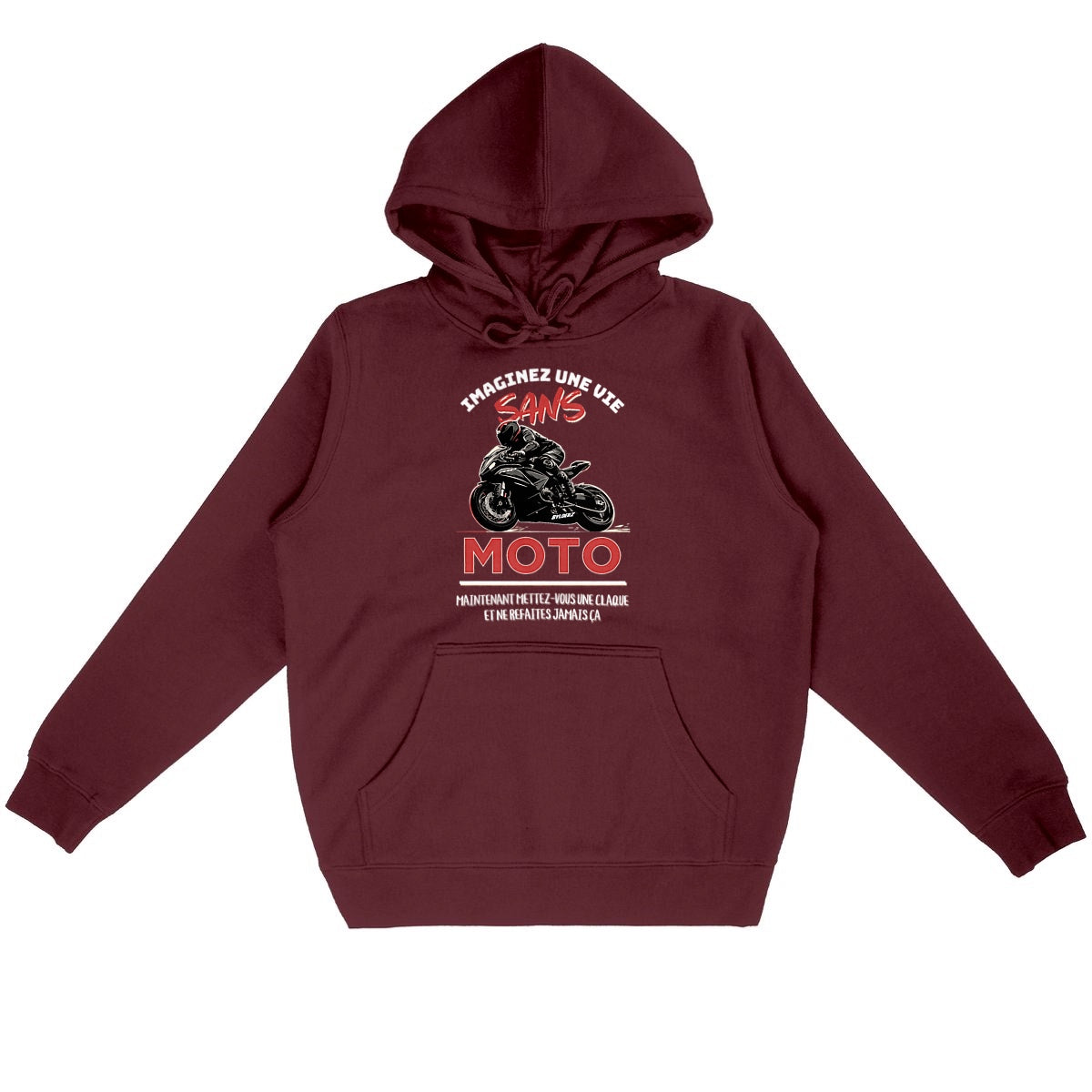 Imaginez Une Vie Sans Moto Hoodie 280 GSM